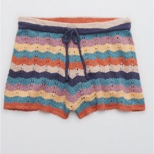 Aerie sweater high waisted shorts